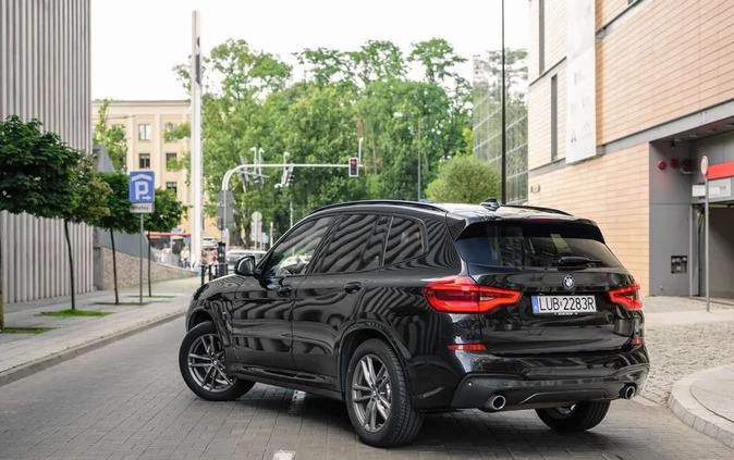 BMW X3 cena 189990 przebieg: 95000, rok produkcji 2020 z Bychawa małe 79